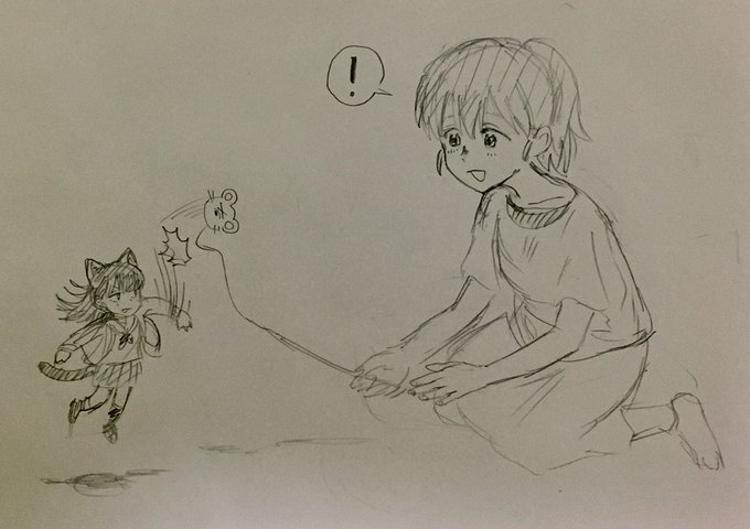 西宮さんと植野さん(ネコ科)
#聲の形 