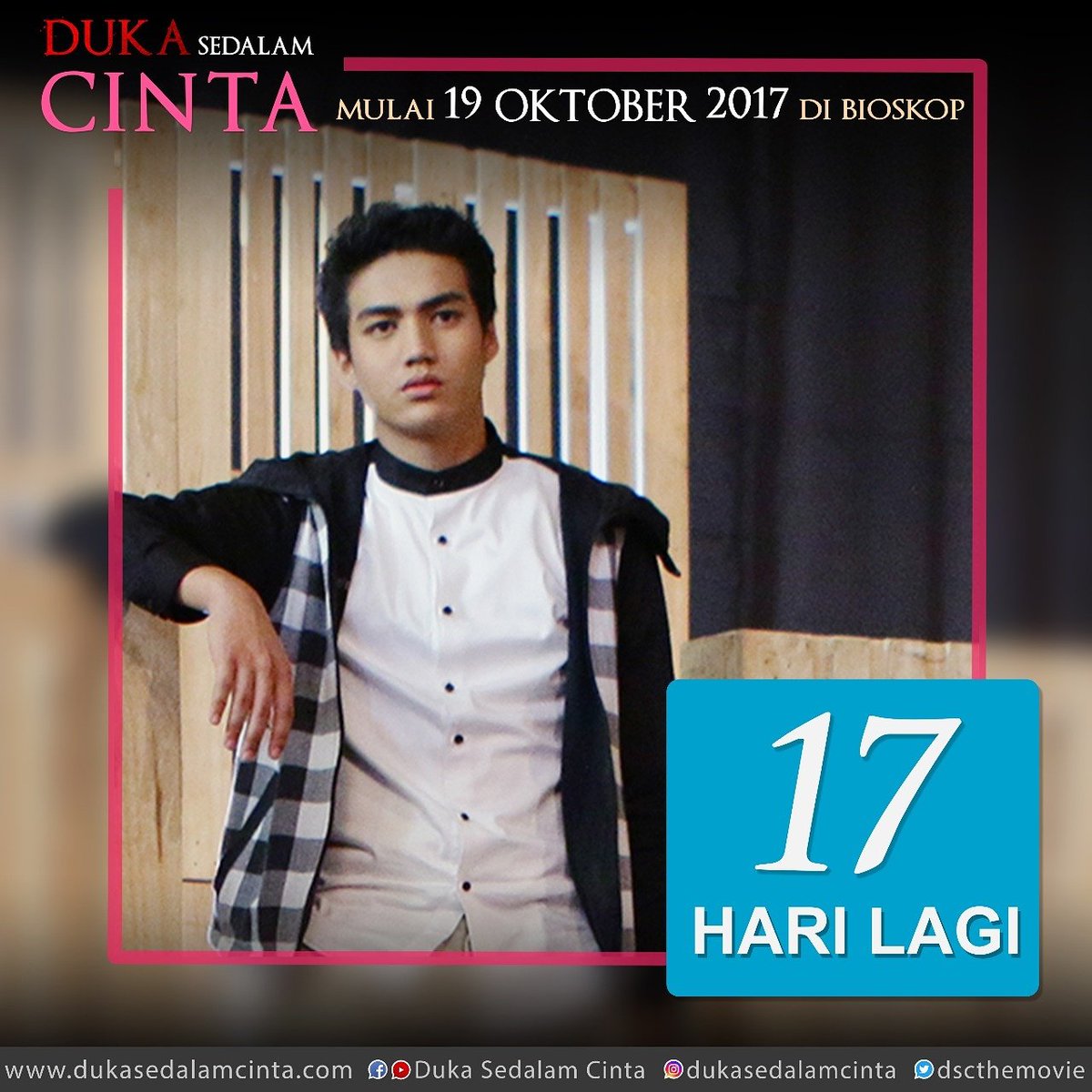 helvy's tweet photo. 17 hari lagi @dscthemovie #dukasedalamcinta #KMGP2 tayang di bioskop! Pls save the date! #19Oktober @asmanadia @salimafillah @abdfaiz https://t.co/9KeuqL0GMx