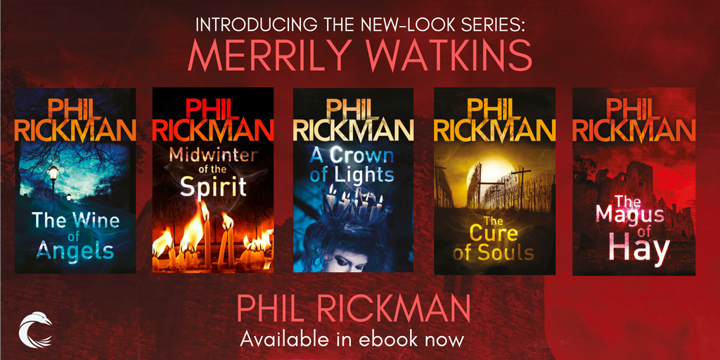 CorvusBooks's tweet photo. We're excited to reveal the AMAZING new covers for @PhilRickman's #MerrilyWatkins series. A must-read for crime fans https://t.co/M5q4cX8B1b https://t.co/3IHHpZkcyj