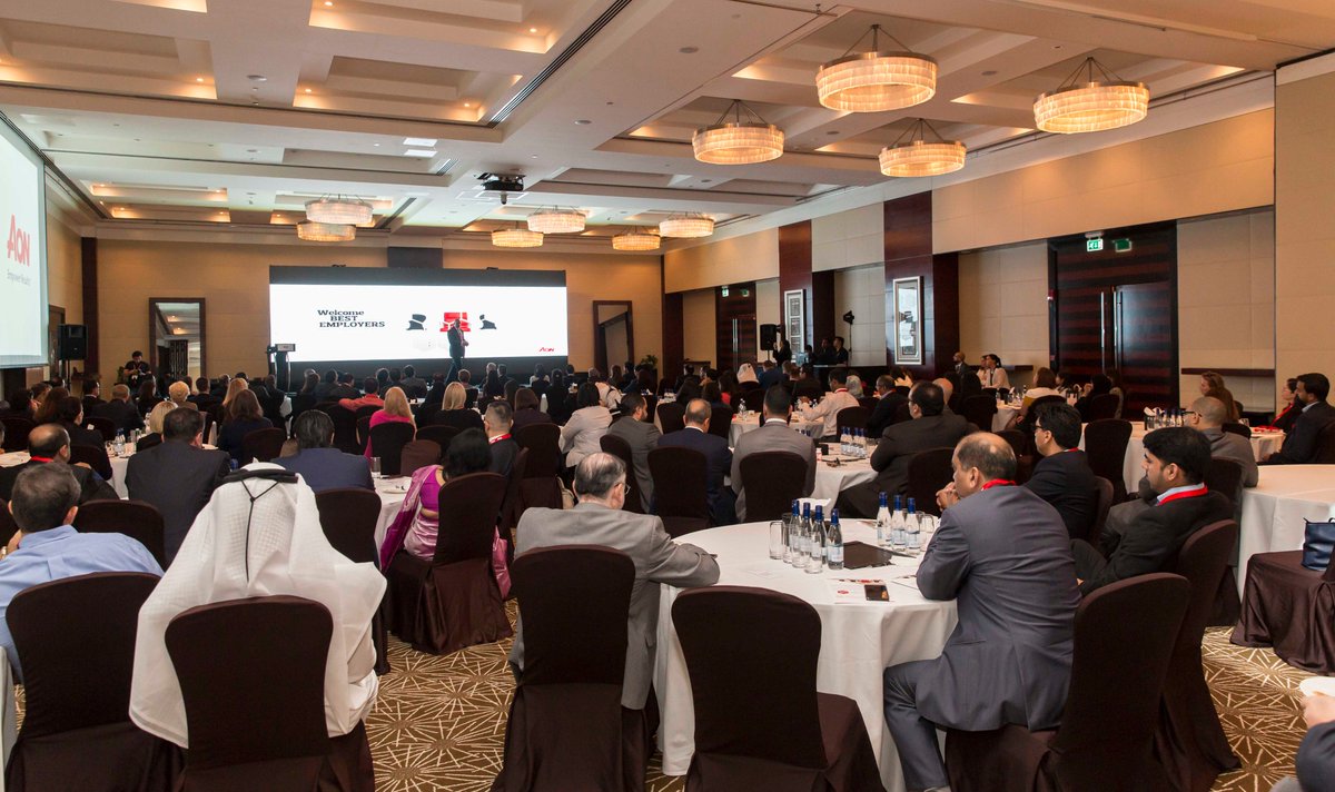 AonMiddleEast's tweet photo. Full house at the Aon Best Employers Awards! Watch this space as we reveal the Best Employers Middle East 2017! #BEME2017 https://t.co/TSWWDh5Sgb