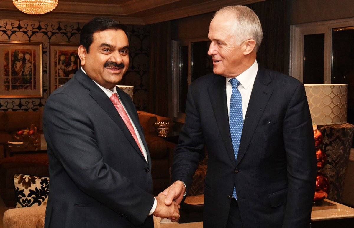 justinrfield's tweet photo. @TurnbullMalcolm - are you watching the Adani expose on #4corners? Side with the community, not the vested interests of this big polluter! https://t.co/w24Dc3bynN