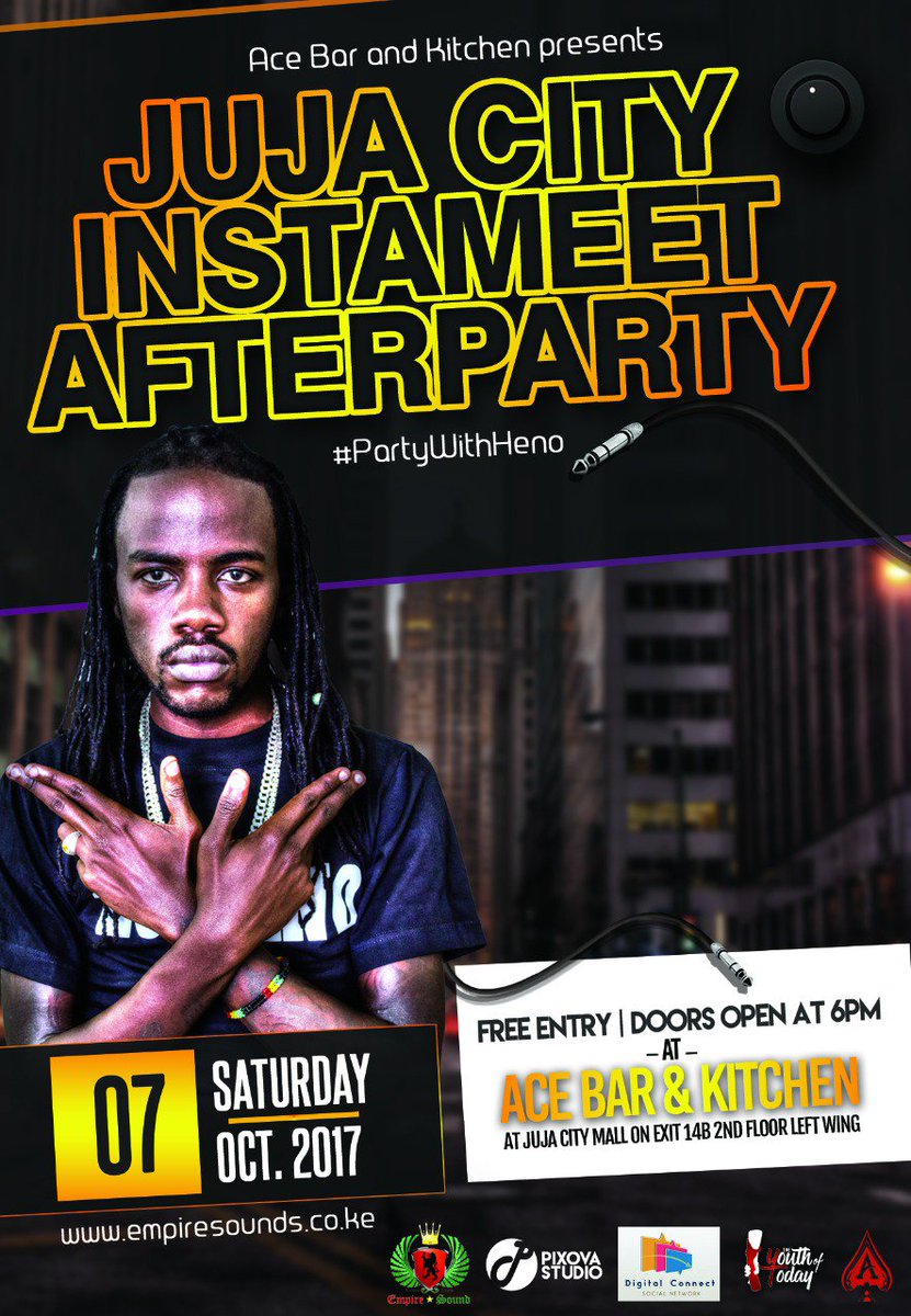 ZJ Heno will be taking care of the After party , this week 💃💃
#JujaCityInstameet