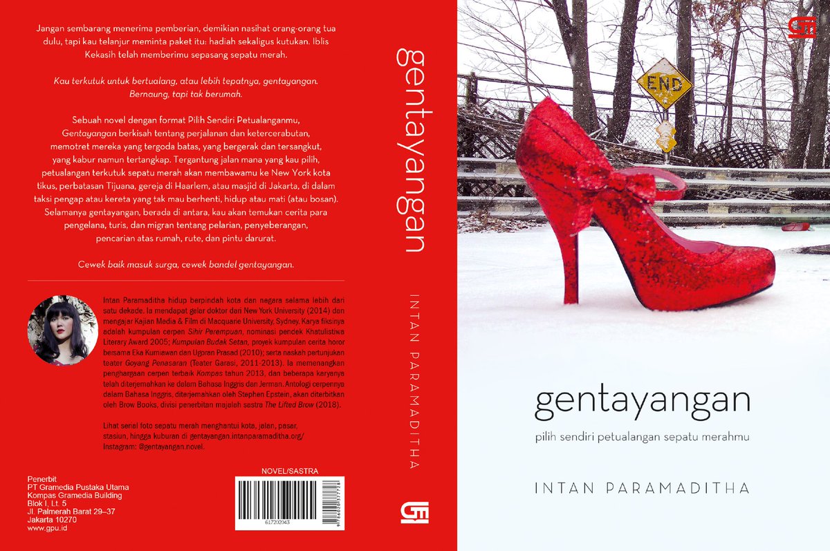 Cover novel Gentayangan | Sumber: Twitter