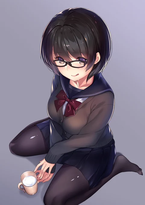 めがねっ娘。
最近、描いてないけど;;
#めがねの日 