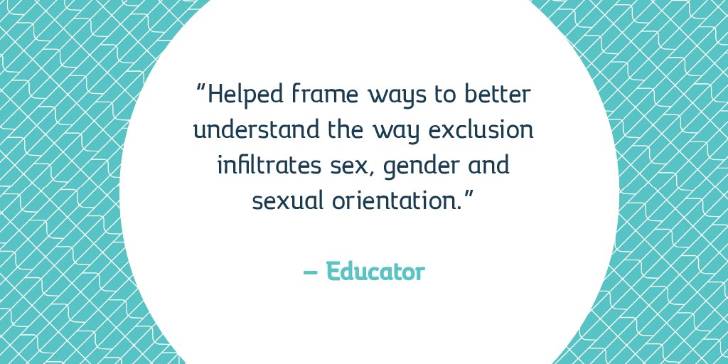 Here's some feedback we thought was worth sharing from educators on Safe Schools Coalition Australia's #teacherPD. bit.ly/2q5yuXf