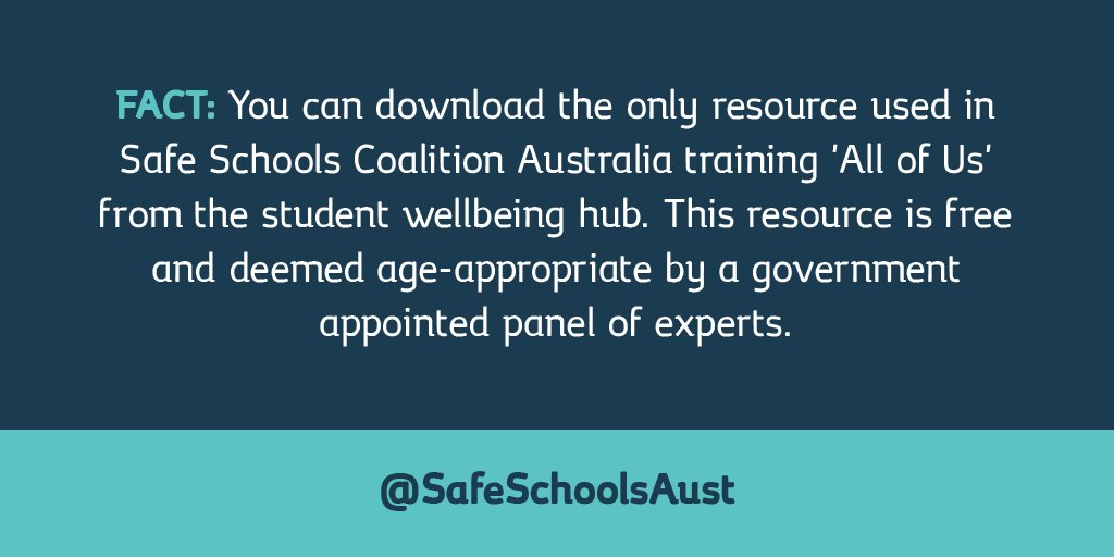 For more information on Safe Schools Coalition Australia (SSCA) program see: bit.ly/2q5yuXf