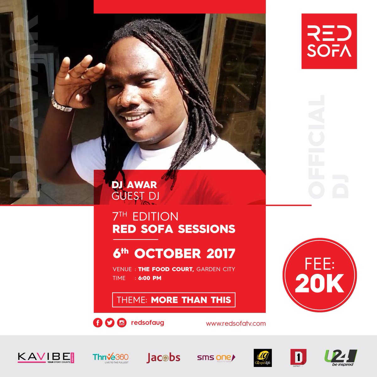 UgGospelLife's tweet photo. To serve you the music at the #RedSofaSessions are the incredible and talented @kimera516, @JackieSenyonjo1 and @deejayawar on the 1s $2s https://t.co/fymVZPXrg4