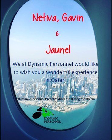 DynamicPersonn1's tweet photo. More successful candidates on there way to experience teaching in the Middle East. It could be you next!!!! #Livingthedream #Dynamicperson… https://t.co/qCPeXKK3Ns