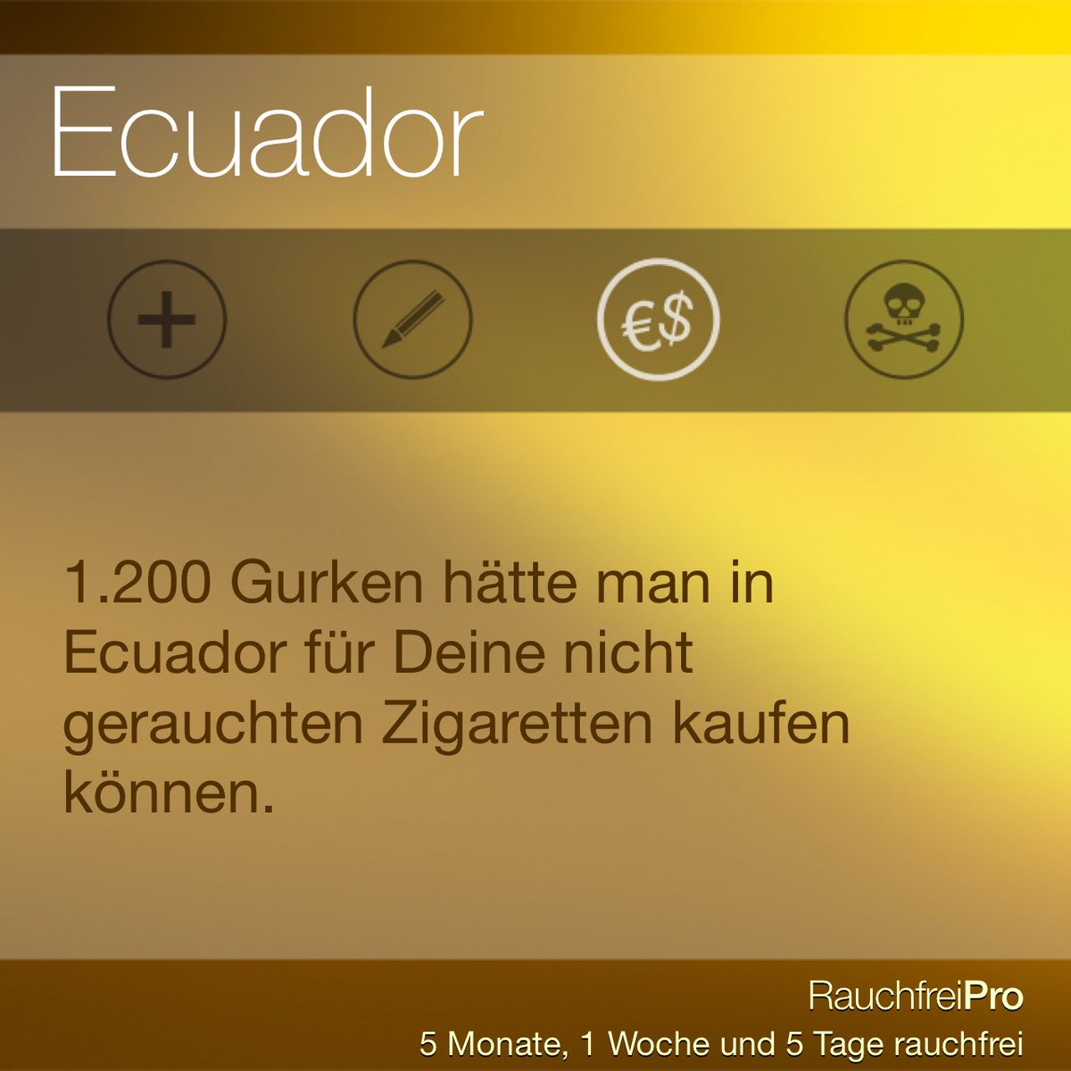 LifeAholica's tweet photo. Schon 234.309 Minuten #rauchfrei und 88 Packungen gespart!oe https://t.co/saZp2h1Doc