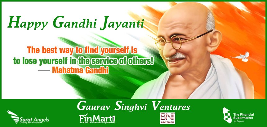 FinMartcom's tweet photo. Happiness is when what u think, what u say, and what u do are in harmony. Happy Gandhi Jayanti. #Financialsupermarket #Finmart #SuratAngels https://t.co/8UoQ0LEIw6