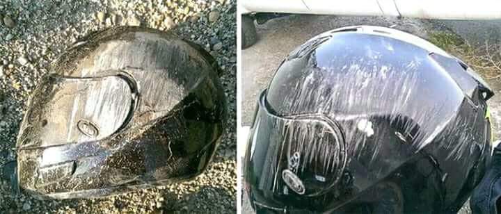 aamotorcycle's tweet photo. This is why you need to wear a motorcycle helmet https://t.co/UAuR25oVx3