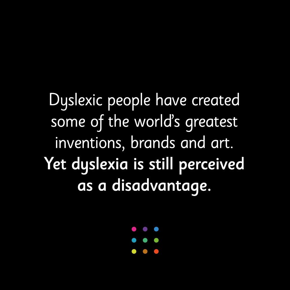It’s time to rethink dyslexia… Find out more here: bit.ly/2gVim7p #positivedyslexia2017 #DyslexiaAwareness