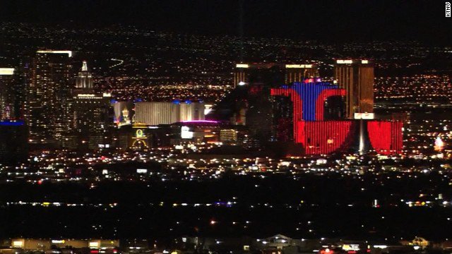 cnnbrk's tweet photo. Multiple people with gunshot wounds have been taken to hospital after reports of active shooter on Las Vegas Strip. https://t.co/GlTINSL1eg https://t.co/JfDELoivH5