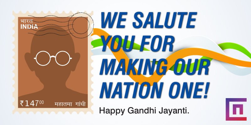 casenationshop's tweet photo. We pay our respect to #Baapu for making our nation one. #GandhiJayanti #CasenationShop #MadeInIndia #MobileCases https://t.co/tklucHHRLZ
