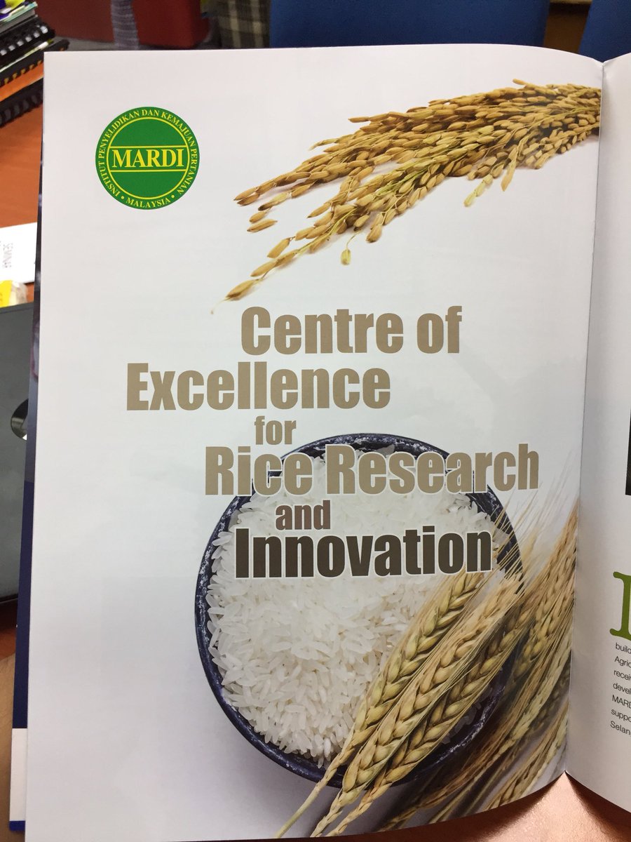 hazrulamry's tweet photo. rice@MARDI @MARDISPerai Malaysia. This is where the new rice varieties &amp; innovation are developed. @sharifharon @shaberyc @RiceResearch 🌾🇲🇾 https://t.co/wOJcGvx30Z