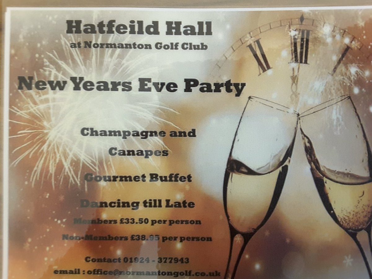 HatfeildHall's tweet photo. Book now for NYE. #NYE #worldclasswakey #evolvingwakefield @wakefieldexpress https://t.co/VOifcAoWWT