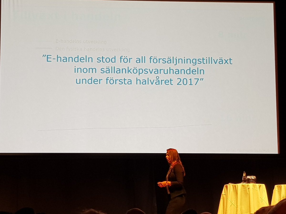 Första halvåret i år stod e-handeln för all tillväxt inom detaljhandeln, enligt <a href="/CarinBlom/">Carin Blom</a> . #kopcentrumbutiker