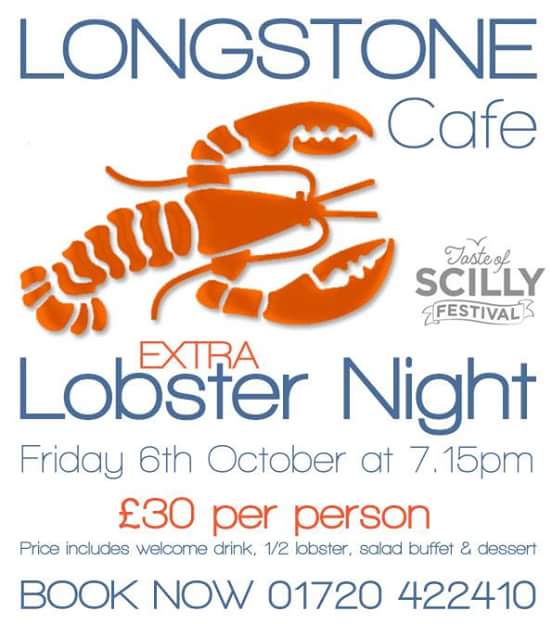 longstonelodge's tweet photo. Tables available at our last Longstone Lobster night of the year. Call 422410 to book.
 #lobsterandprosseco #scillyshellfish #longstonecafe https://t.co/WPx6VnhoXp