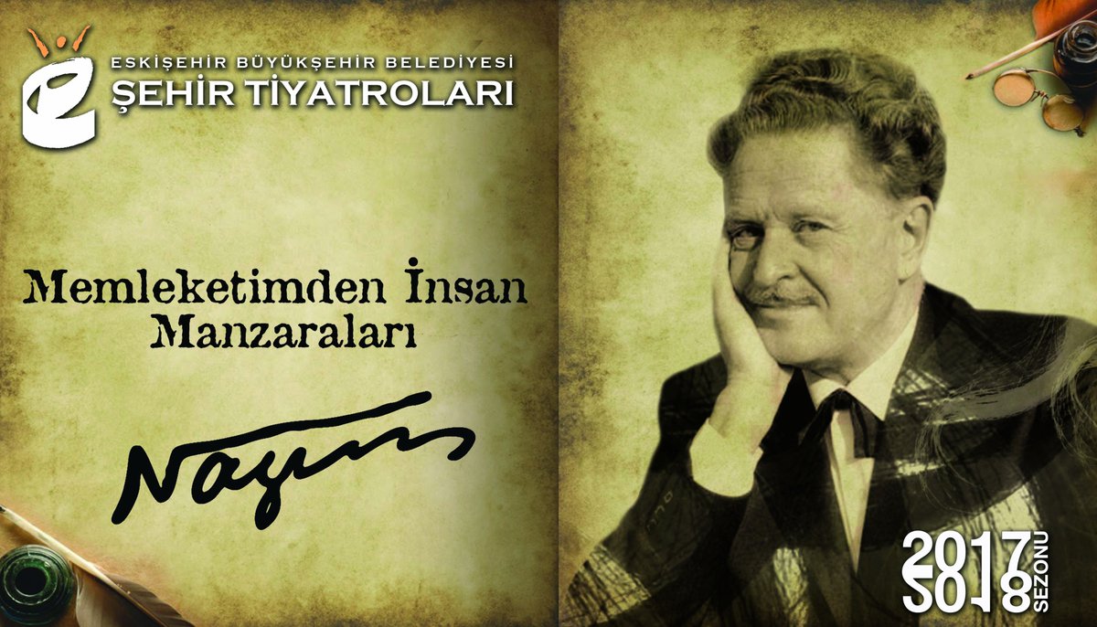 <a href="/EskSehirTiyatro/">EskişehirŞehirTiyatroları</a> Bu tweeti RT yapan 2 takipçimiz 6 Ekim'de sahnelenecek Memleketimden İnsan Manzaraları oyununa 2 kişilik davetiye kazanacak. #ŞehirSanattır