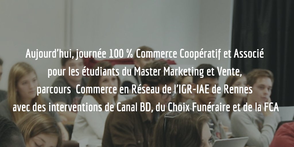 Fédération du Commerce Coopératif et Associé tweet media