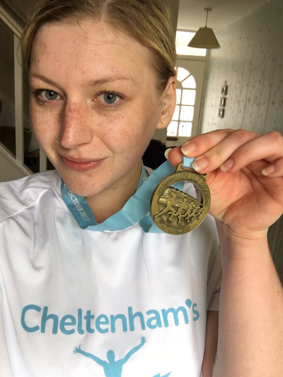 Congratulations to <a href="/Gloscol/">Gloucestershire College</a> Student Development's Lauren Brumby completing Chelt half marathon! 🙌🏻 <a href="/engage_gc/">Engage @ GC</a>