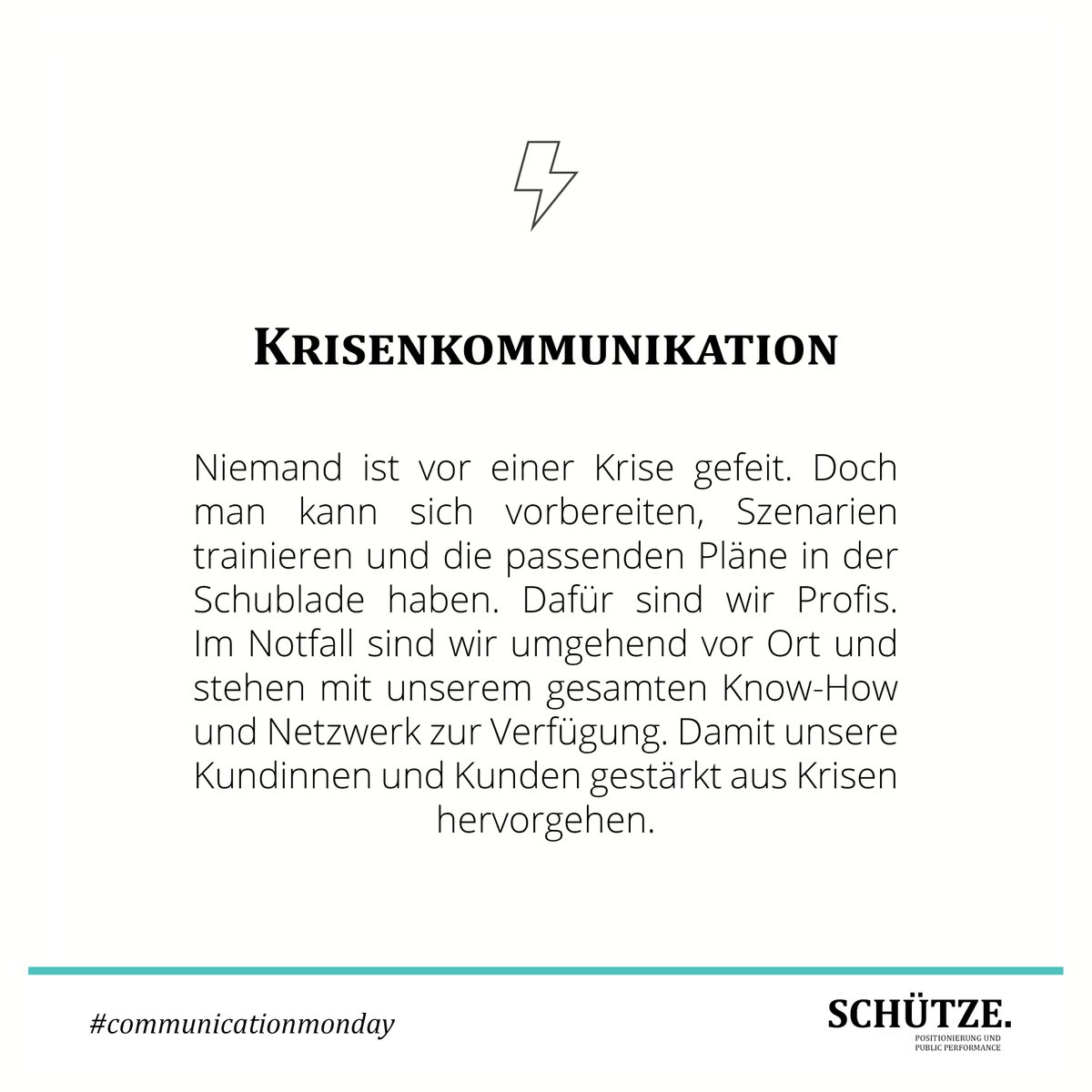 gregorschuetze's tweet photo. Krisen können jeden treffen! Wir helfen im Notfall umgehend und professionell! #communicationmonday https://t.co/H2NiYbmSvo