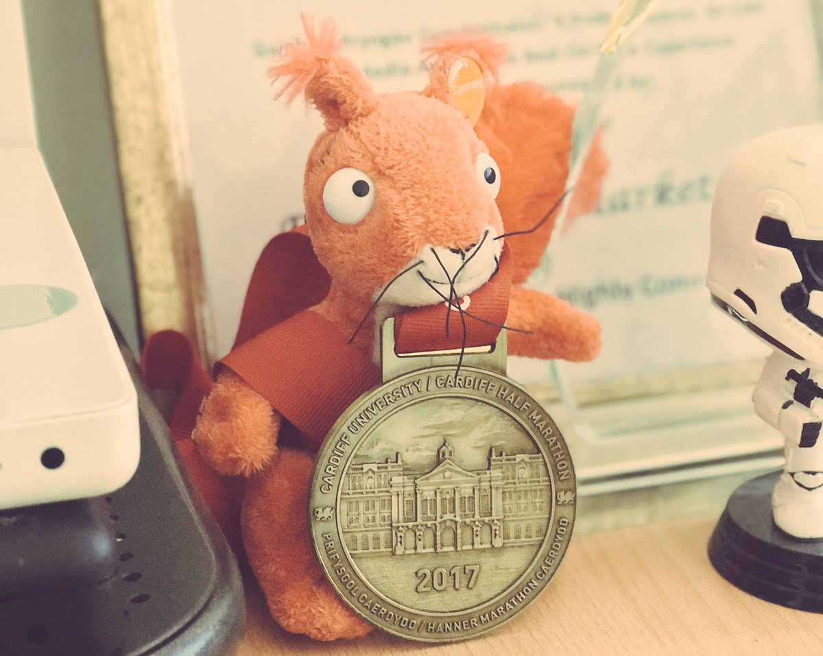 I can walk!!! Legs are numb after yesterdays <a href="/CardiffHalf/">Cardiff Half 🏴󠁧󠁢󠁷󠁬󠁳󠁿</a> but the #coffee is in and we’re off!!! ☕️💻🐿

#nutsabout #CardiffHalf