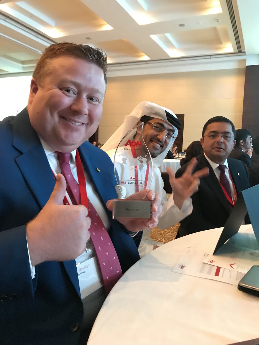 chrispjennings's tweet photo. Best Employer Middle East - UAE - Jumeirah Group #BEME2017 https://t.co/0tt3YLfBp5