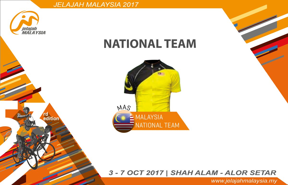 NATIONAL TEAM competing in JELAJAH MALAYSIA 2017 #jelajahmalaysia2017
