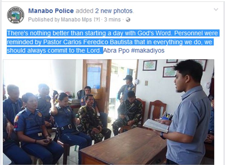 PNPAbraManabo's tweet image. There's nothing better than starting a day with God's Word. #MoralEnhancement #ValuesFormation #PNPpatrolplan2030 @PNPAbra  @abrappo
