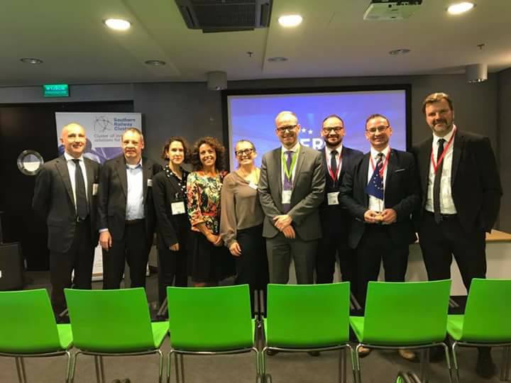 Południowy Klaster Kolejowy był gospodarzem tegorocznej edycji konkursu #ERCI #Innovation #Awards! Gala wręczenia statuetek odbyła się na #TRAKO. Gratulujemy nagrodzonym! #Bombardeir, #SIUT #MerMec