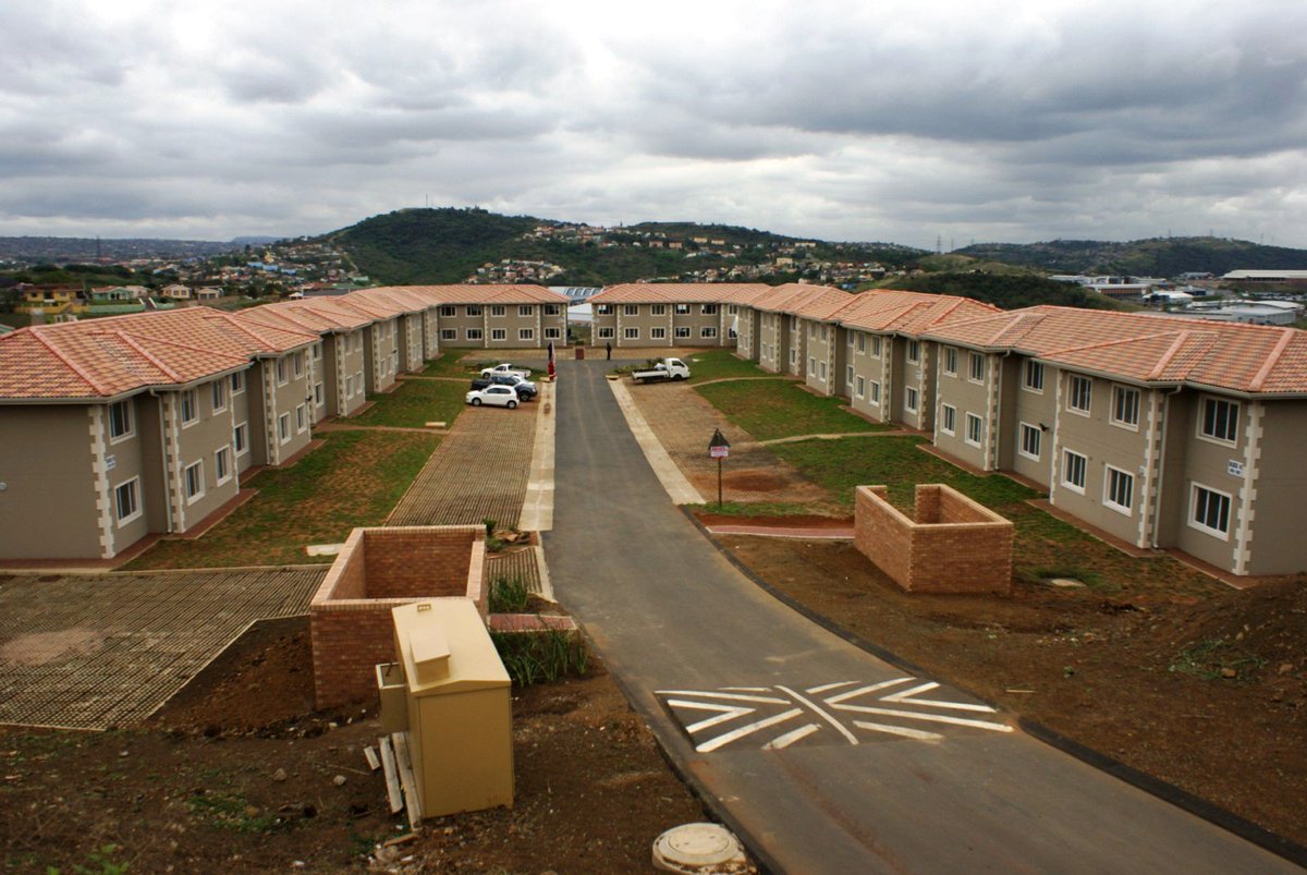 Social Housing for those who don't qualify for RDP houses but can't afford a bond.