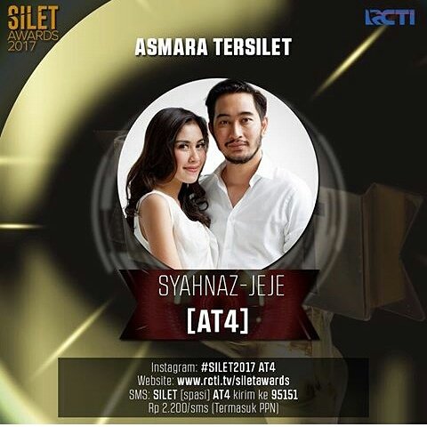 buvilku's tweet photo. Yuk guys di vote yaa , utk instagram folow ig silet ketik #SILET2017 AT4 https://t.co/sq5uz0tBBN