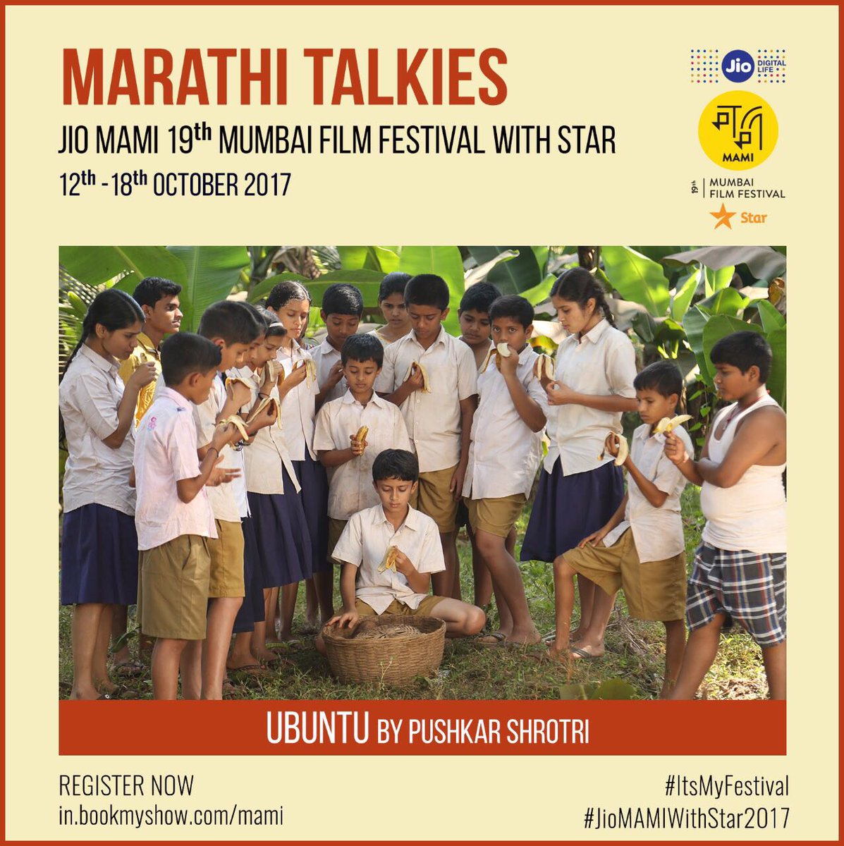 MumbaiFilmFest's tweet photo. A trip down memory lane, @PushkarShrotri's #Ubuntu will take you back to your school days. #JioMAMIWithStar2017
🎟https://t.co/eubqee26ff https://t.co/vnX3dXIMA3