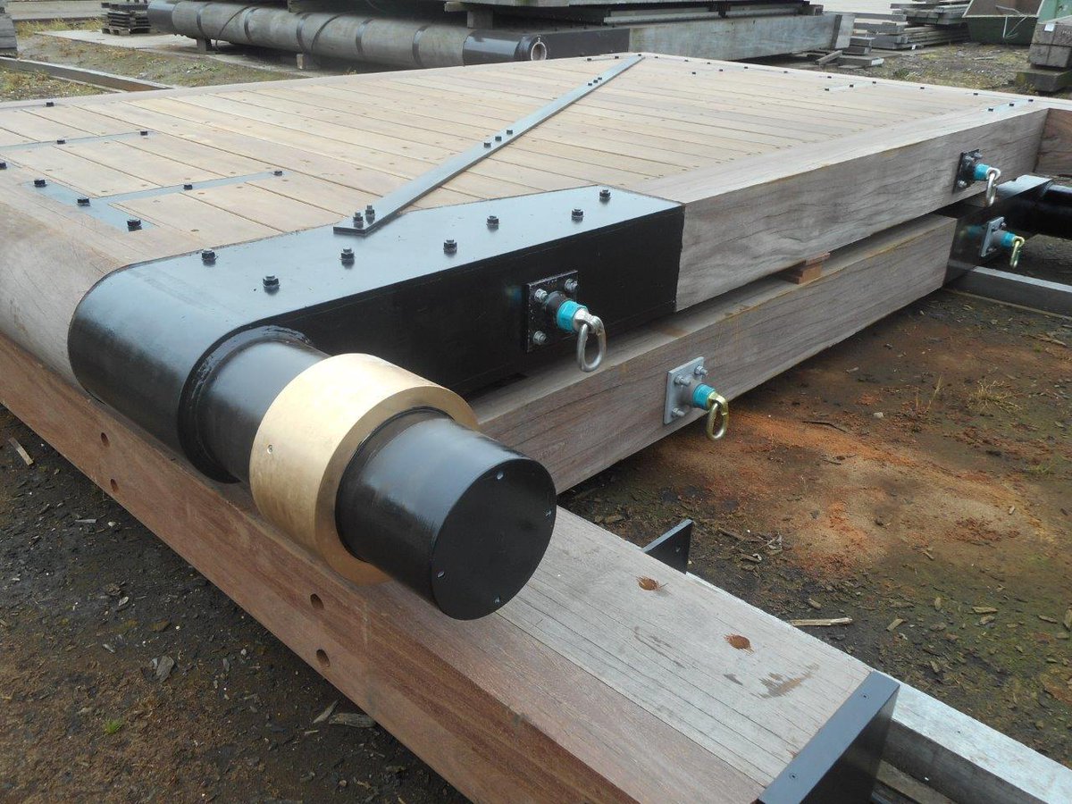 Exciting news from The Netherlands! Our new lock gates for Rooskey and Victoria Locks are ready to be delivered to their new home! #Boating