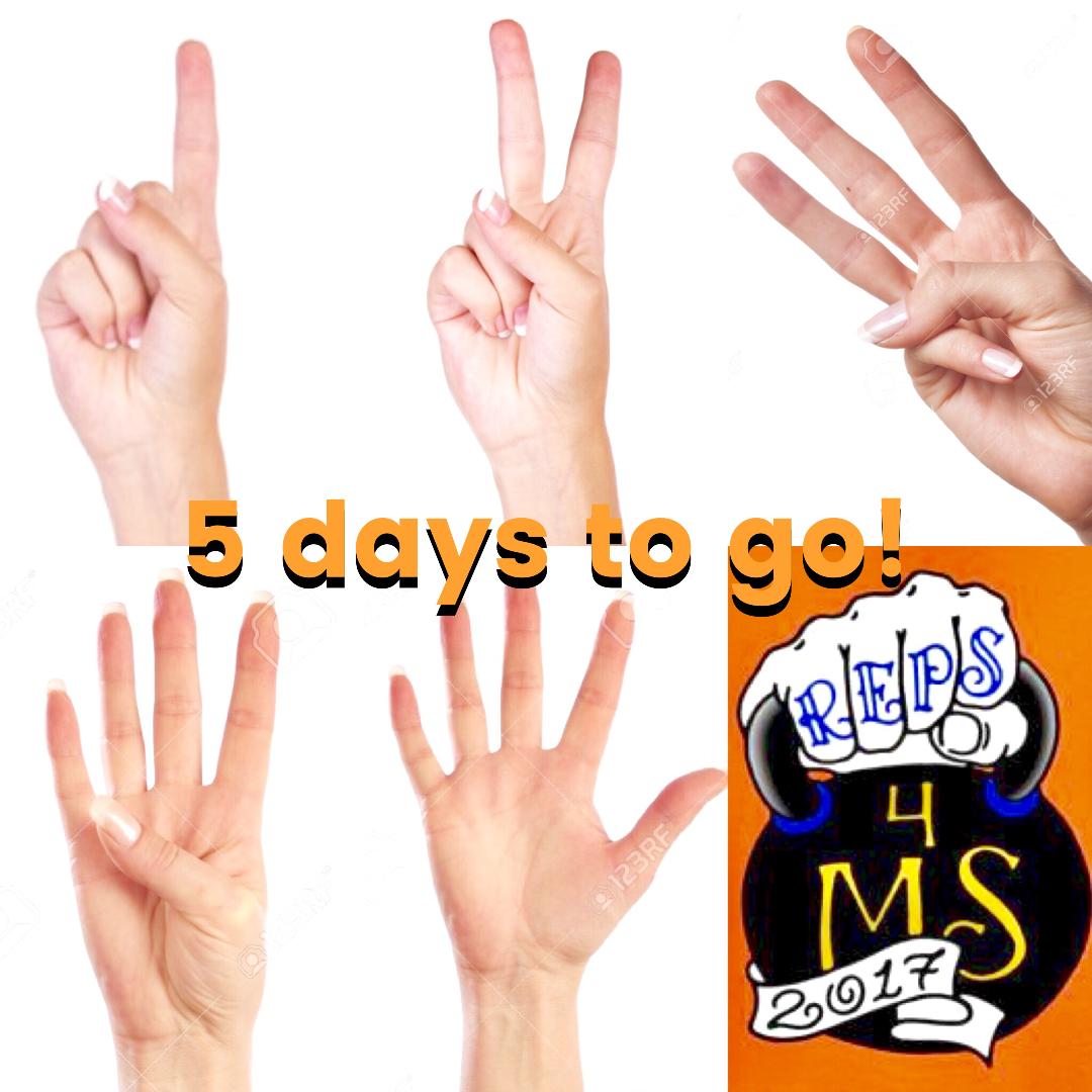 Reps4MS's tweet image. Raise ur hands if ur participating in @reps4ms in 5 days!
Donate or get ur @Reps4MS shirt:
customink.com/fundraising/re…
#reps4ms #ms #5 #hands
