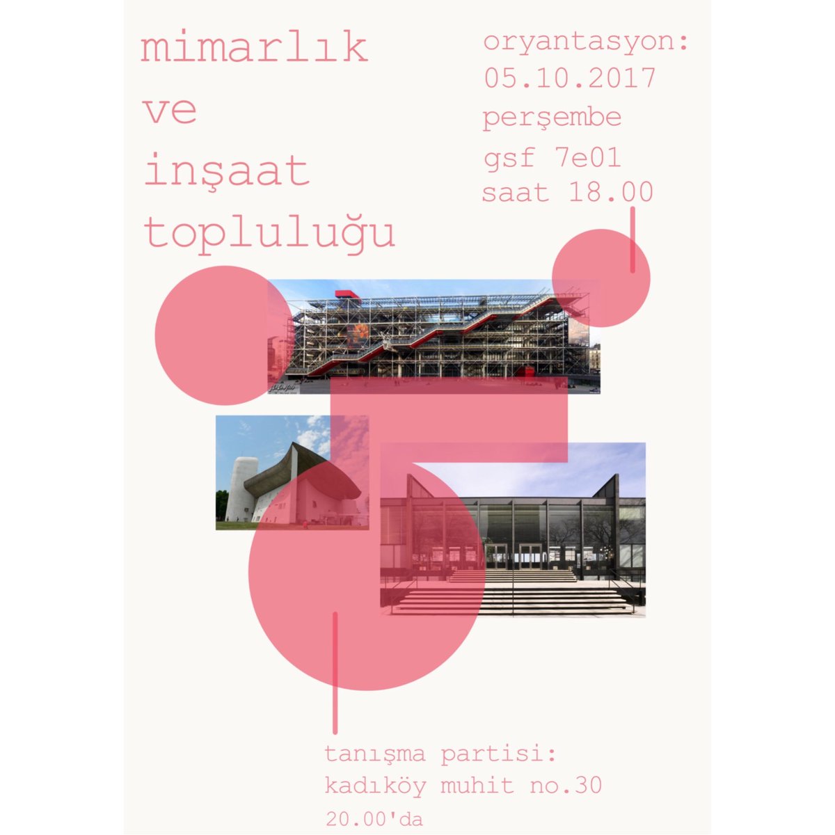 Oryantasyon toplantımıza ve sonrasında tanışma partimize bekleriz. 👾