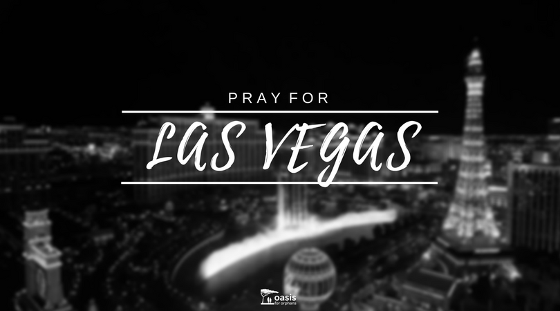 oasisfororphans's tweet photo. Our hearts are with the victims &amp; families of last night's tragedy. Join us in lifting this beautiful city up in prayer. #PrayforLasVegas https://t.co/8kJmYGk5Cd