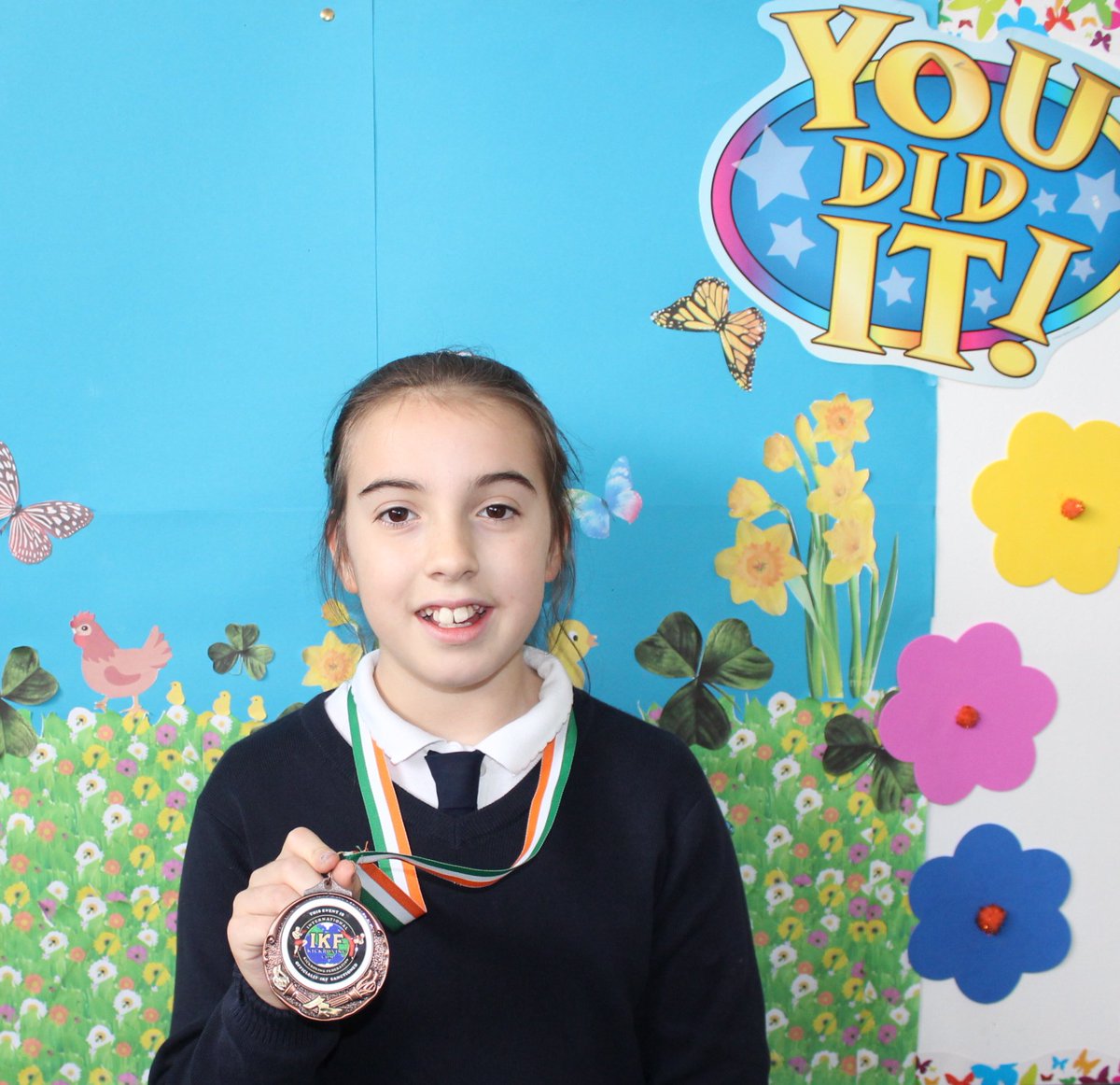 MercyGalway's tweet photo. We are all very proud of #MercyPupil Fainche, 5th Class on been awarded a #BronzeMedal in the @KickboxingIre Championship An - Mhaith #fit https://t.co/J71JZqKdhj