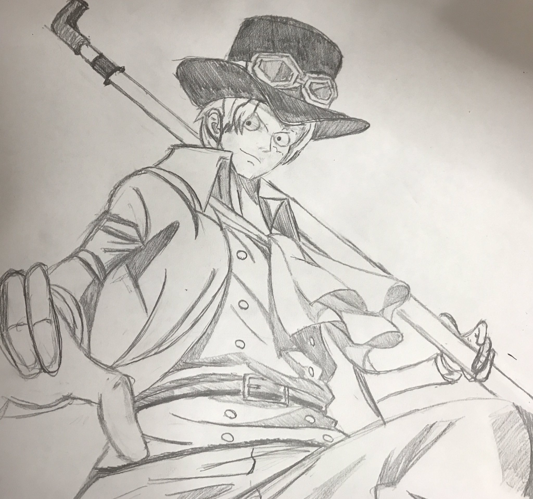 One Piece 大好き サボ描けました 相変わらず白黒 ワンピース サボ T Co 1th2znvvsp Twitter