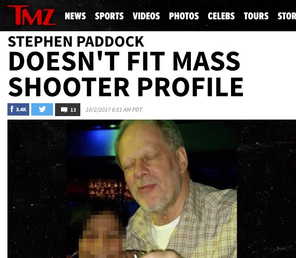 Actually he fits the profile pretty well. Most mass shooters are white men.