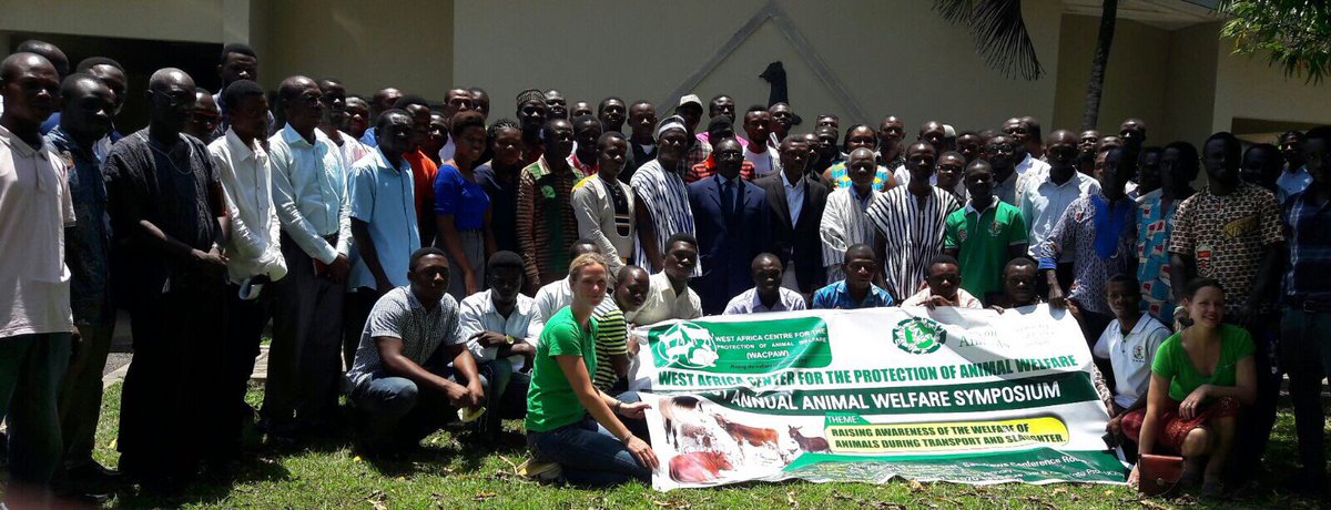 First day of our welfare training course to veterinarians, slaughtermen, transporters and students at the University of Cape Coast in Ghana.