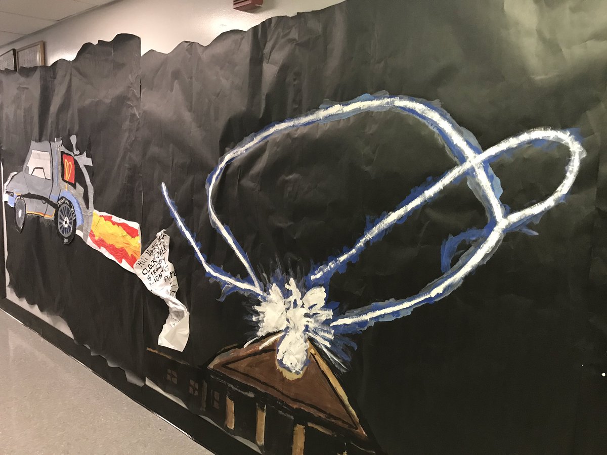 mrsrlovisa's tweet photo. Freshmen: Sci-fi Movies @stmsaints #stmus #homecomingweek https://t.co/3Fk7tEE61y