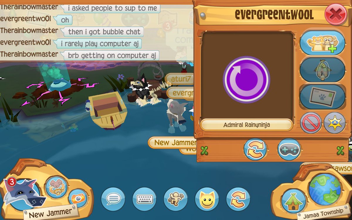 Babycatpeach's tweet photo. Hey @AnimalJam the fox is a ajpw generator they even said it out loud the wolf was a friend but just wanted  to tell ya bye https://t.co/rvEMA26ODa