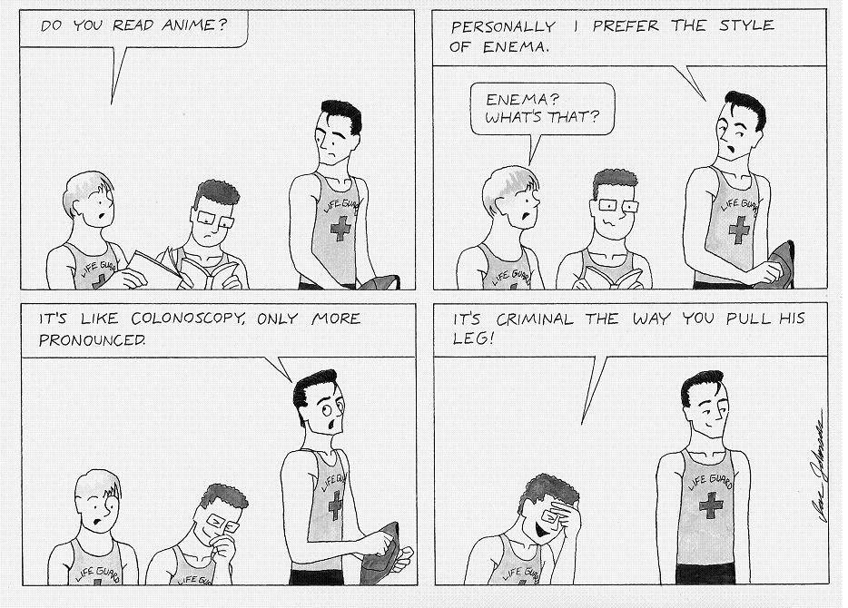 ianjcartoonist's tweet image. #cartoon about below got me a follower who is a colonic therapist. Thanks for the follow at @CHClinicuk but I admit I am roflol! No offense!