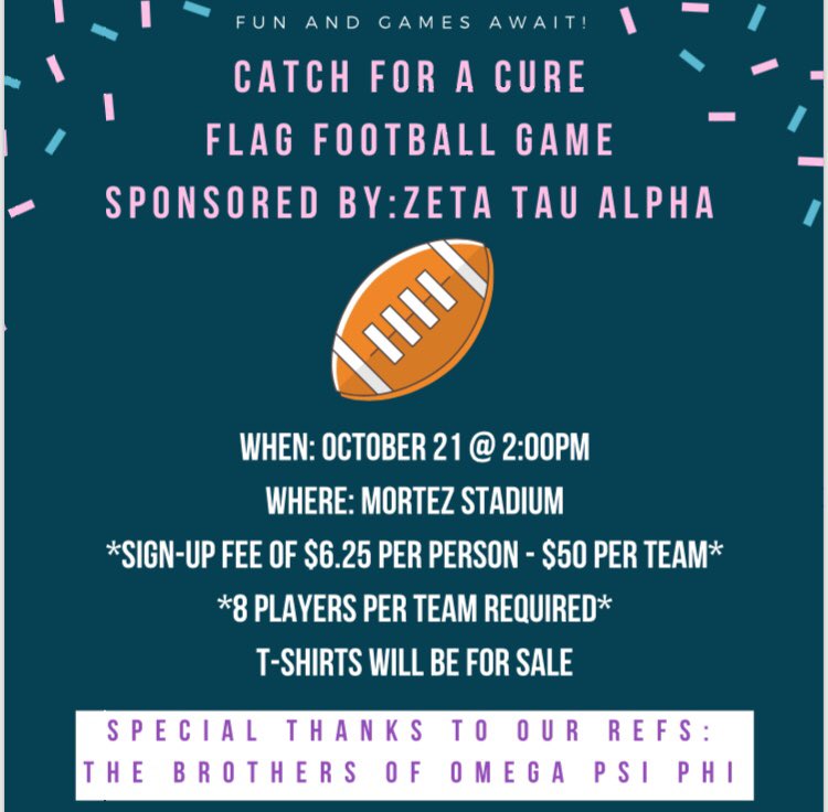 BryanaLRU's tweet image. Thanks @Prez_Whitt for coming out and supporting @LRZTA as we kickoff Breast Cancer Awareness Month with our flag football tournament!