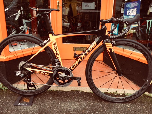 Leaving our store today, great custom build <a href="/southforkracing/">SOUTHFORK ATB</a> @Paligapcc <a href="/SRAMroad/">SRAM Road</a> <a href="/Mavic/">Mavic</a> <a href="/fizikofficial/">fizik</a> <a href="/mcipollinibike/">MCipollini Bikes</a>