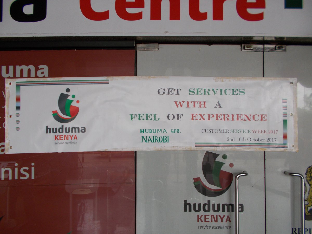 lexy_Boychild's tweet photo. @HudumaKenya #chatwithHuduma Our the motto to our as Huduma GPO Nairobi #CSWEEK2017. https://t.co/KmL2bu9137