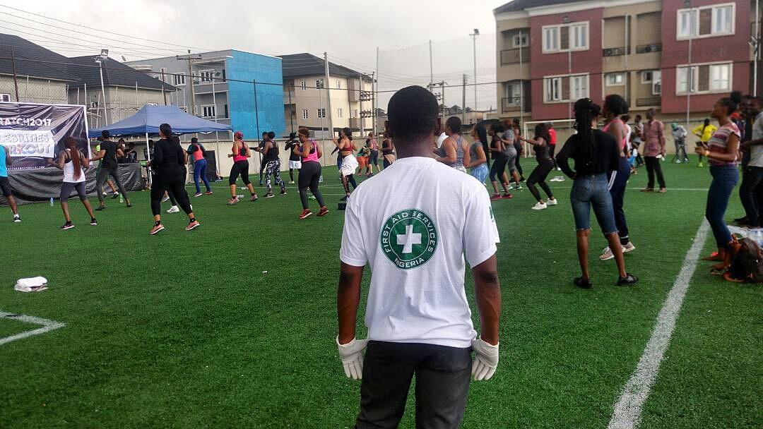 SmileyyTravels's tweet photo. @firstaidservicesng is here!!! #Scratch2017 https://t.co/GQC6oUhCCB