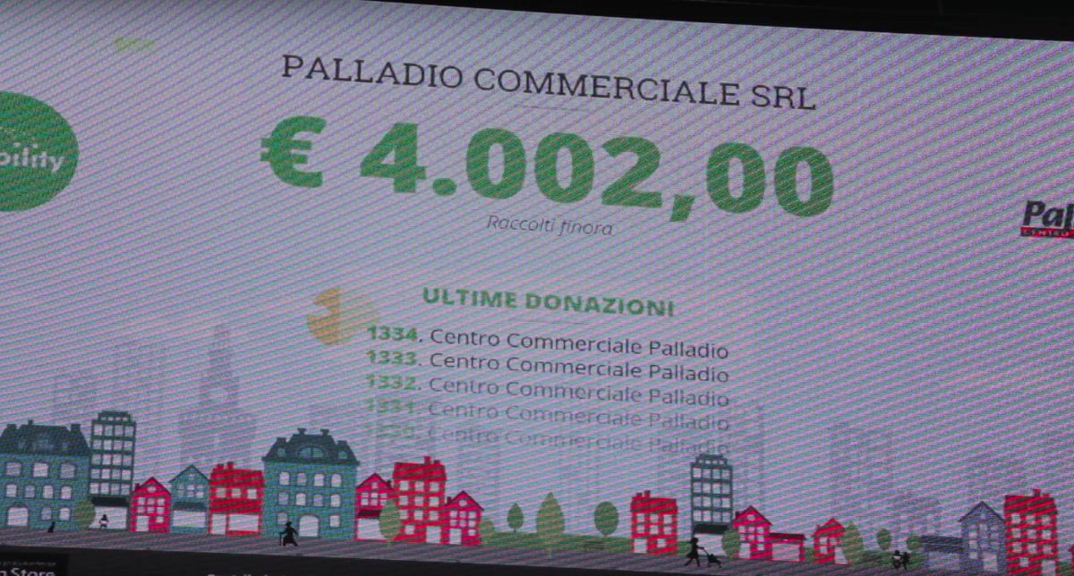 Ecco gli highlights dell'evento "Palladio - Shopping Solidale by <a href="/Citybility/">Citybility</a> "! 
Una raccolta straordinaria per il <a href="/CentroPalladio/">Palladio</a> 5.000,00€ a 3 non profit di Vicenza e due progetti su 3 finanziati! youtu.be/qgQdBEIJS3U